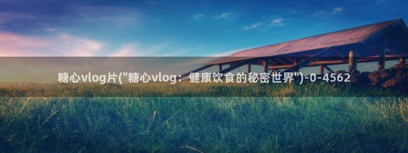 糖心破：糖心vlog片(\
