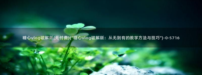 糖心vlgo官网破解版免费下载：糖心vlog破解版(无付费)